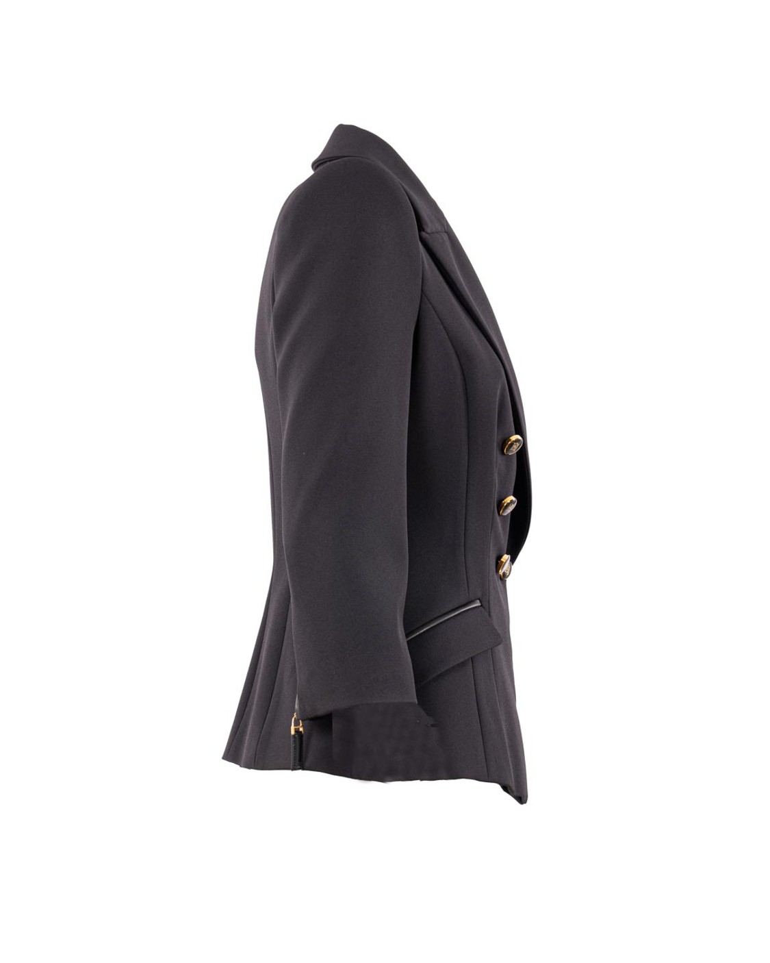 shop ELISABETTA FRANCHI  Giacca: Elisabetta Franchi giacca in doppio crêpe.
Spalline imbottite.
Fodera in raso monogram.
Bottoni smaltati con logo.
Dettagli in materiale sintetico effetto pelle.
Patte applicate.
Zip con tirazip sulle maniche.
Vestibilità slim.
Composizione: 96%Poliestere 04%Elastane.
Made in Italy.. GI17456E2-110 number 3914796